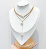 THICK LAYERED NECKLACE (MA540) - Image 2