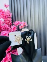 MINI ZIRCONIA FASHION EARRINGS WITH PEARL (MA305) - Image 3