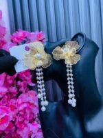 CELEBRITY METALIC FASHION EARRINGS (MA1501)