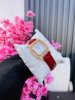 UNISEX GLOSSY LEATHER WATCH(MA2772)