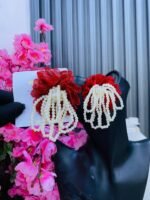 WOOVEN STATEMENT EARRINGS(MA3191)