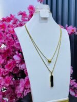 NON TARNISH UNISEX THICK  LAYERED NECKLACE(MA3292)