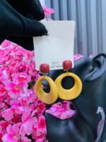 NO PIERCING ACRYLIC EARRING(MA3310)