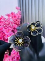 LUXURY OGANZA/PEARL FASHION EARRINGS (MA3331) - Image 4