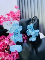 DROP FLOWER FASHION EARRINGS (MA3335) - Image 6