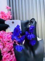 DROP FLOWER FASHION EARRINGS (MA3335) - Image 3