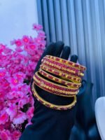 10 in 1 STUDDED ARABIAN/INDIAN BANGLE (MA3372)
