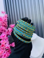 10 in 1 STUDDED ARABIAN/INDIAN BANGLE (MA3372) - Image 2