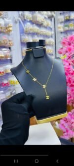 NON TARNISH LUXURY DANGLING NECKLACE (MA3756) - Image 3