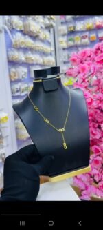 NON TARNISH LUXURY DANGLING NECKLACE (MA3756) - Image 9