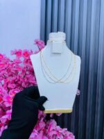 HIGH QUALITY 3TONE COLOR LAYERED NECKLACE(MA3622) - Image 2