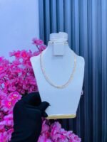 HIGH QUALITY 3TONE COLOR LAYERED NECKLACE(MA3622)
