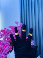 NON  TARNISH ADJUSTABLE KNUCKLE RINGS (MA3698)