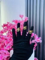 NON TARNISH ADJUSTABLE KNUCKLE RINGS (MA3700)