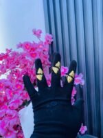 NON TARNISH ADJUSTABLE KNUCKLE RINGS (MA3711)