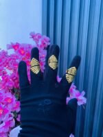 NON TARNISH ADJUSTABLE KNUCKLE RINGS (MA3719)