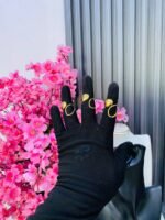 ADJUSTABLE NON TARNISH KNUCKLE RING (MA2581)
