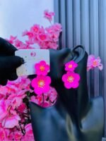 NEW IN STATEMENT FASHION BADDIE EARRINGS (MA3782) - Image 4