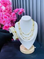 VERY LONG NECKLACE AND BRACELET SET (MA3783) - Image 2