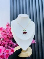NON TARNISH CHERRY NECKLACE(MA4080)