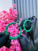 ACRYLIC BAMBOO EARRINGS(MA4154) - Image 6