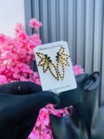 CELEBRITY FLAMINGO ZIRCONIA FASHION  EARRINGS(MA4136)