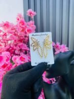 CELEBRITY FLAMINGO ZIRCONIA FASHION  EARRINGS(MA4136) - Image 5