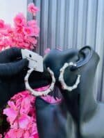 ACRYLIC BAMBOO EARRINGS(MA156) - Image 4