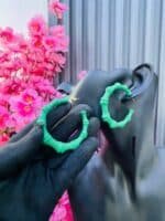 ACRYLIC BAMBOO EARRINGS(MA156) - Image 6