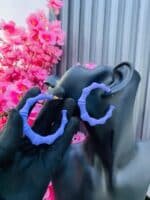 ACRYLIC BAMBOO EARRINGS(MA156) - Image 2