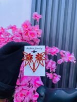 FLAMINGO ZIRCONIA FASHION EARRING(MA4318)SMALL SIZE - Image 4