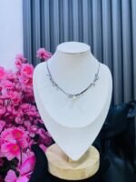 MULTI BOW/PEARL NON TARNISH NECKLACE(MA4362)