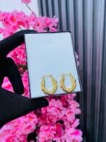 NON TARNISH MINIMALIST HOOP EARRINGS(MA390) - Image 6