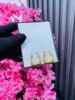 NON TARNISH MINIMALIST HOOP EARRINGS(MA390) - Image 5