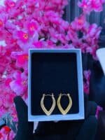 NON TARNISH MINIMALIST HOOP EARRINGS(MA4416) - Image 7