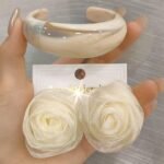 ACRYLIC BANGLE  & ORGANIZER STATEMENT EARRING SET(MA4418) - Image 2