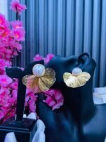 METALIC PETALS FASHION EARRINGS(MA4680) - Image 5