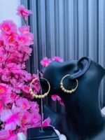 NYH MIDI BALL HOOP EARRINGS(MA4676) - Image 2