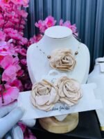 ROSE CHOCKER & EARRINGS COMBO(MA4644) - Image 8