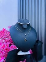 NON TARNISH  LAYERED LOVE NECKLACE(MA4707)