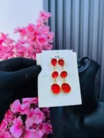 VINTAGE STOCK FASHION EARRINGS (MA4866) - Image 2