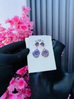 VINTAGE STOCK FASHION EARRINGS(MA4867) - Image 8