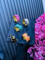 NON TARNISH ACRYLIC COATED BOLD BADDIE BANGLE (MA4908)