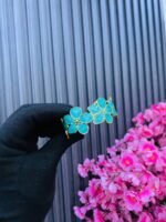 NON TARNISH ACRYLIC COATED BOLD BADDIE BANGLE (MA4908) - Image 3