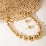 GOLD  PEARL NECKLACE (MA5004) - Image 2