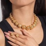 GOLD  PEARL NECKLACE (MA5004)