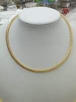 NON TARNISH CHOCKER/CORD NECKLACE (MA2476) - Image 2