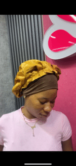 3 in 1 SATIN/CHATTILY  HAIR BONET(VA34)