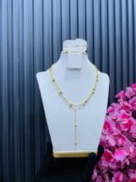 NON TARNISH LAYERED BALL DROP NECKLACE (MA4889)