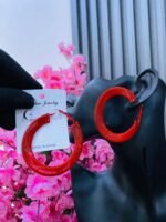 CELEBRITY FASHION HOOP EARRINGS(MA5029)